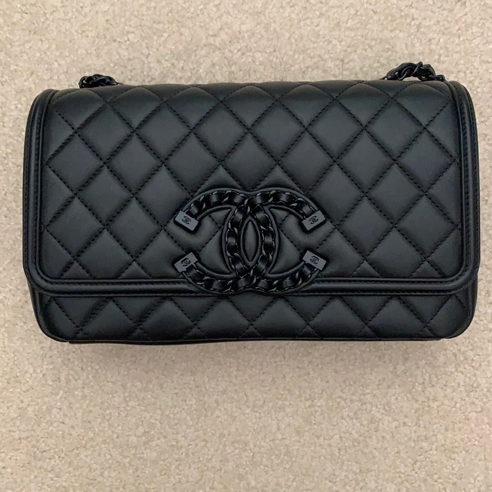 Chanel Filigree Flap Bag